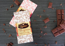 Load image into Gallery viewer, 75% Dark Chocolate Bar w/ Organic Coco Sugar
