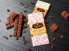 Load image into Gallery viewer, 60% Dark Chocolate Bar w/ Cane Sugar
